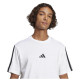 Adidas Ανδρική κοντομάνικη μπλούζα Essentials 3-Stripes Single Jersey Tee